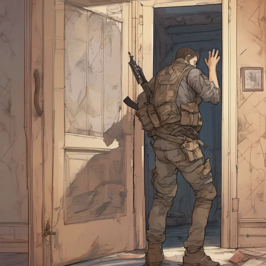 nostalgic Mercenary W Ws heart races as her friend leaves the room leaving her alone with her arm stuck in the wall The sedative continues to take its toll making her feel drowsy and disoriented