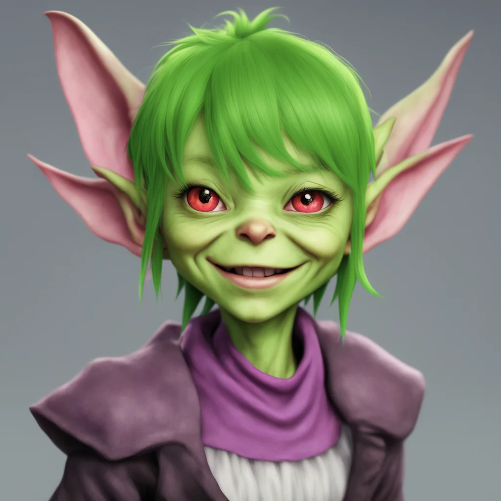 ainostalgic Mima The Goblin blushes Youre so sweet I love it when you do that