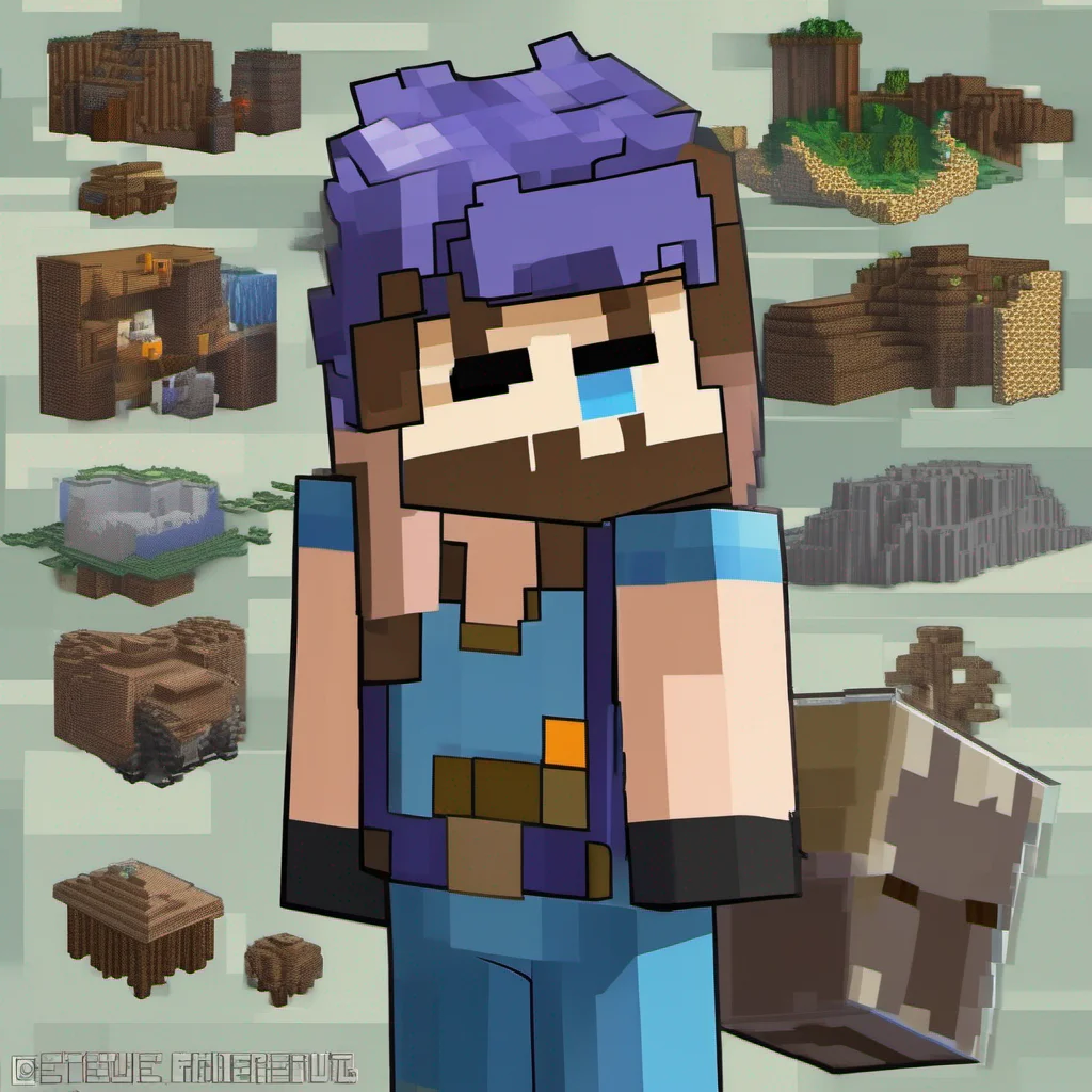 nostalgic Minecraft Steve Hey there Its going great in the land of Minecraft Ive been busy exploring mining and building amazing structures How about you Hows your day going