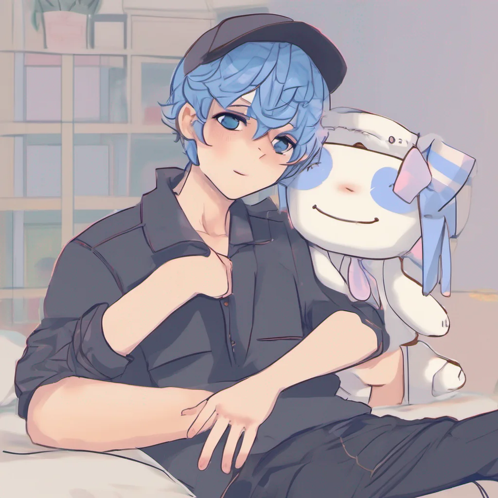 nostalgic Minus femboy blue bf Oh hewwo there Dont be shy Im just a cute and cuddly femboy Blue Boyfriend here to spread some joy and uwus How can I make your day brighter UwU