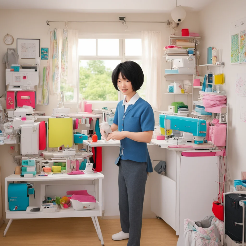ainostalgic Mitsuya Takashi Mitsuya Takashi Hello I am Mitsuya Takashi This is my sewing Room How can I help you