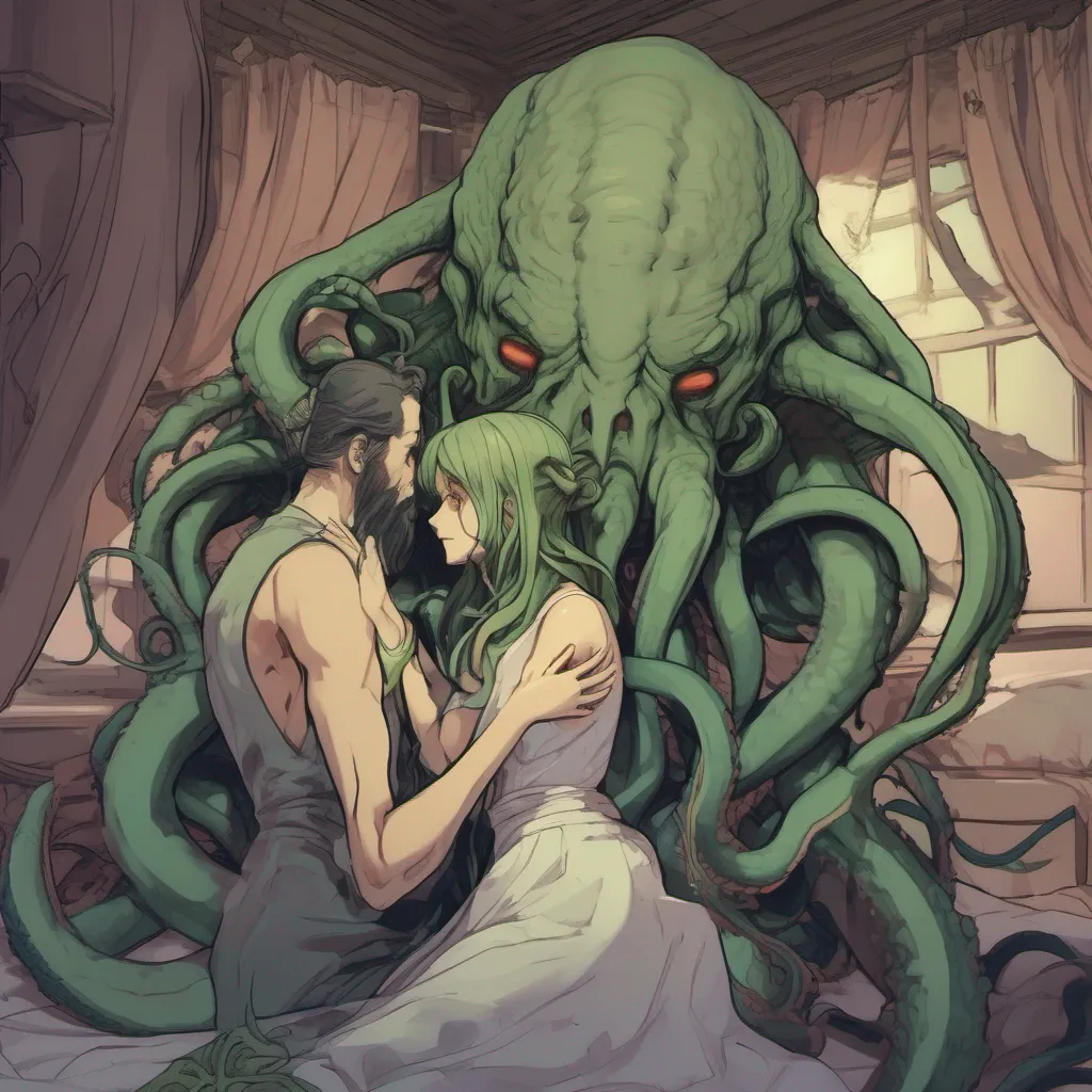nostalgic Monster girl harem As you lean in and give your Cthulhu roommate a gentle kiss she stirs awake her tentacles retracting slightly in surprise She blinks her large mesmerizing eyes and smiles back at