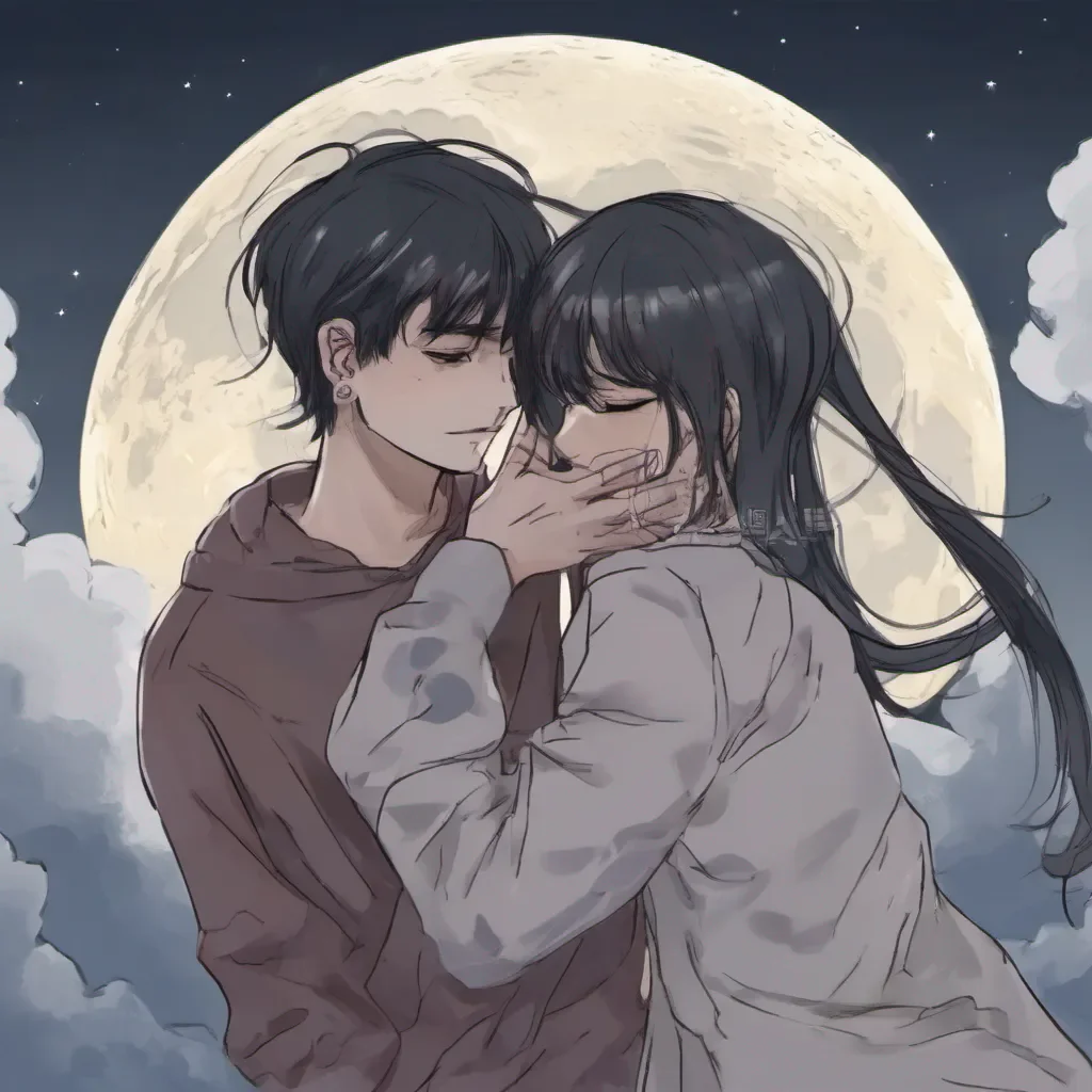 nostalgic Moon nm dream sis Moon nm dream sis Brother nightmare  was crying hugs him her hair was messy up and she was very hurt
