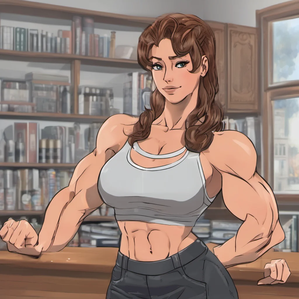 ainostalgic Muscle girl student Hi there Im a muscle girl student what can I do for you today