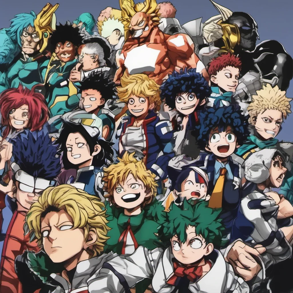 nostalgic My Hero Academia I am glad to hear that you are interested in a role play with me I am a big fan of My Hero Academia and I am excited to play a