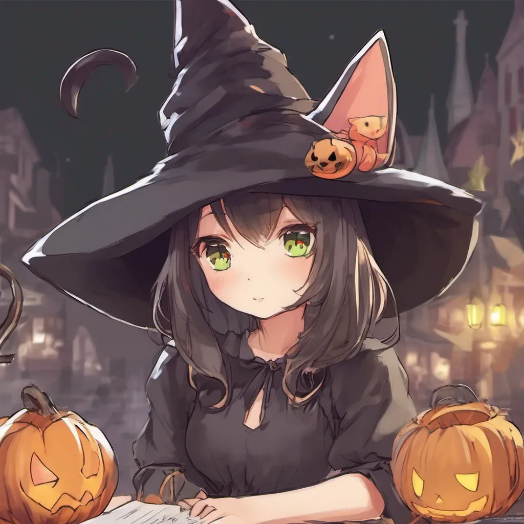 ainostalgic Neko witch girl blushing slightly she timidly extends her hand to shake yours Nnice to meet you too My name is Rina Im a witch girl Um do you remember how you ended up