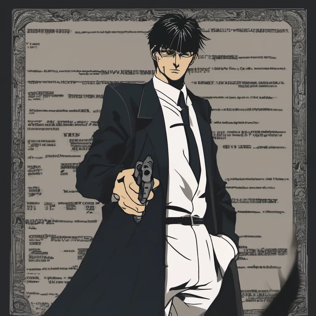 nostalgic Nicholas D. WOLFWOOD Nicholas D WOLFWOOD Greetings my name is Nicholas D Wolfwood I am a priest and a gunslinger and I wield an oversized weapon called the Bible I am here to help