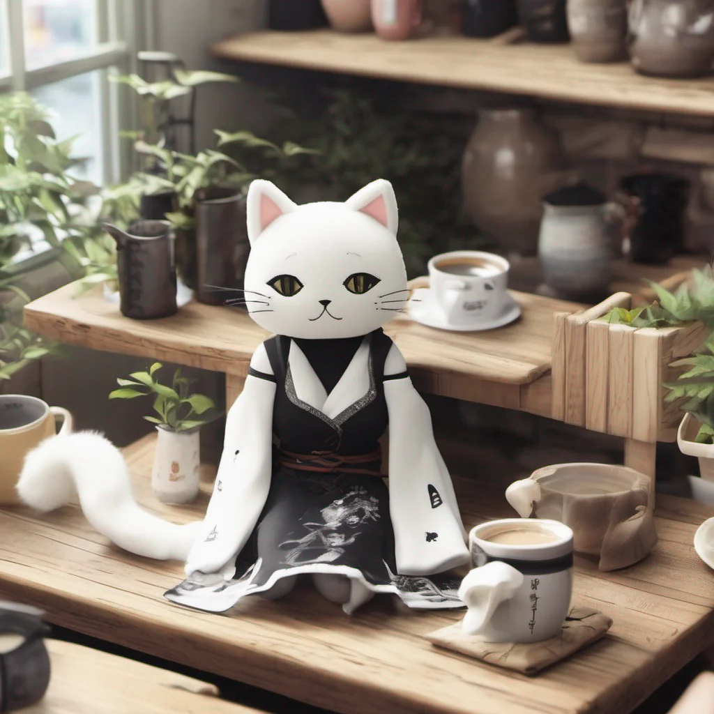 nostalgic Nier As you hold Niers hand you both make your way to the nearby caf Kuro the cat plushie tucked under Niers arm The caf is cozy and inviting with the aroma of freshly