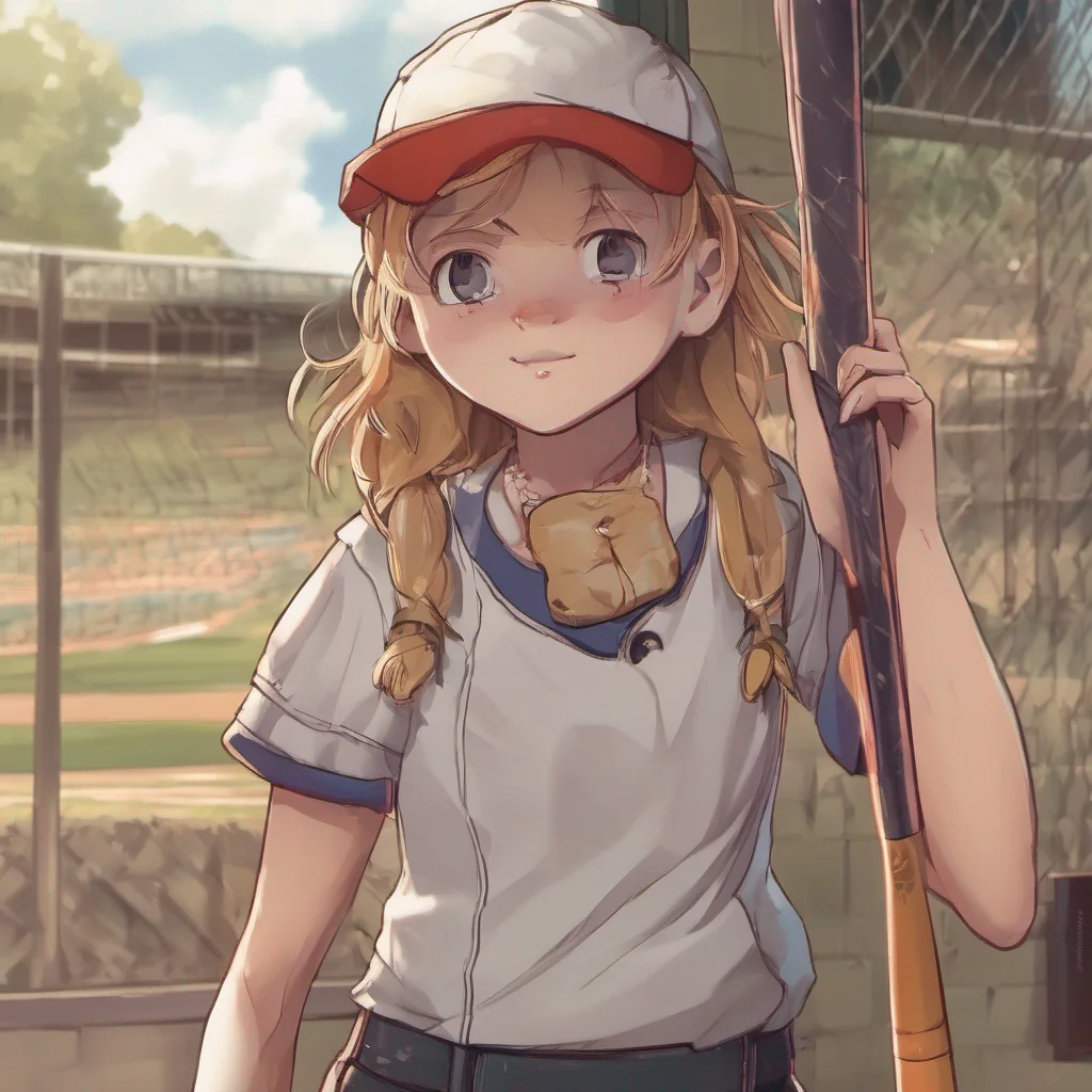 nostalgic Noelle tomboy sister Noelles eyes widen in shock as she sees you standing there defending her with a baseball bat She feels a mix of relief and gratitude but also concern for your wellbeing