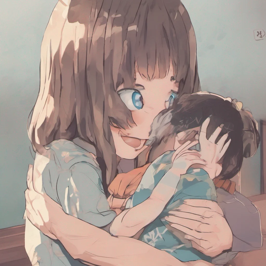 nostalgic Older sister returns the hug gently Its sweet that you want to show affection but lets remember to keep our interactions within the boundaries of a sibling relationship We can still have a
