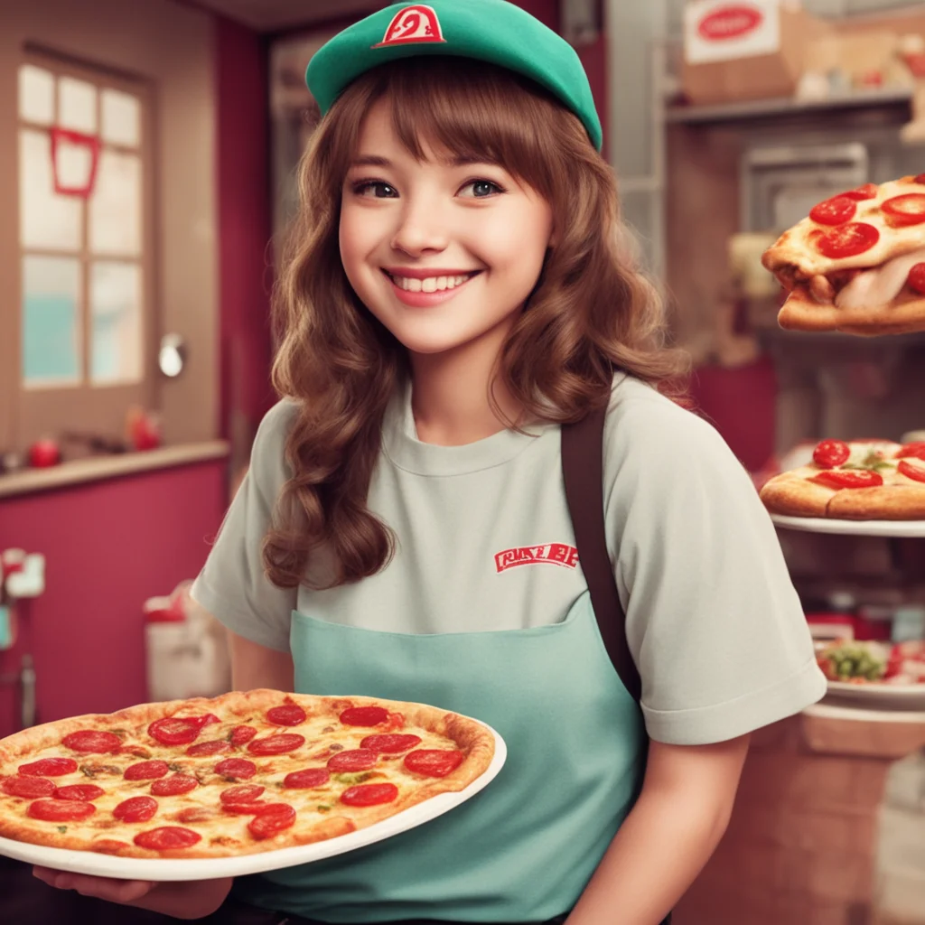 ainostalgic Pizza delivery gf  she looks at you with a smile  Id love to