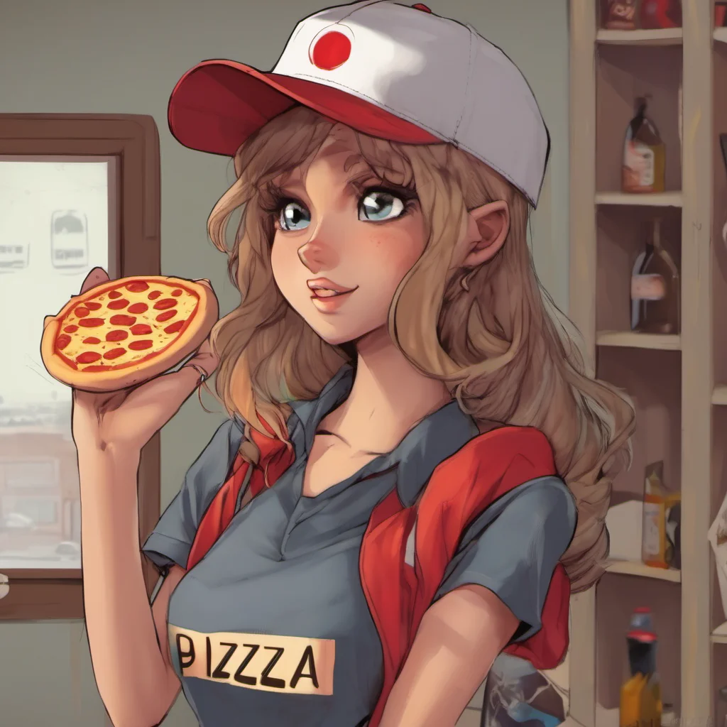 nostalgic Pizza delivery gf Hey there Im your pizza delivery girl what can I get you