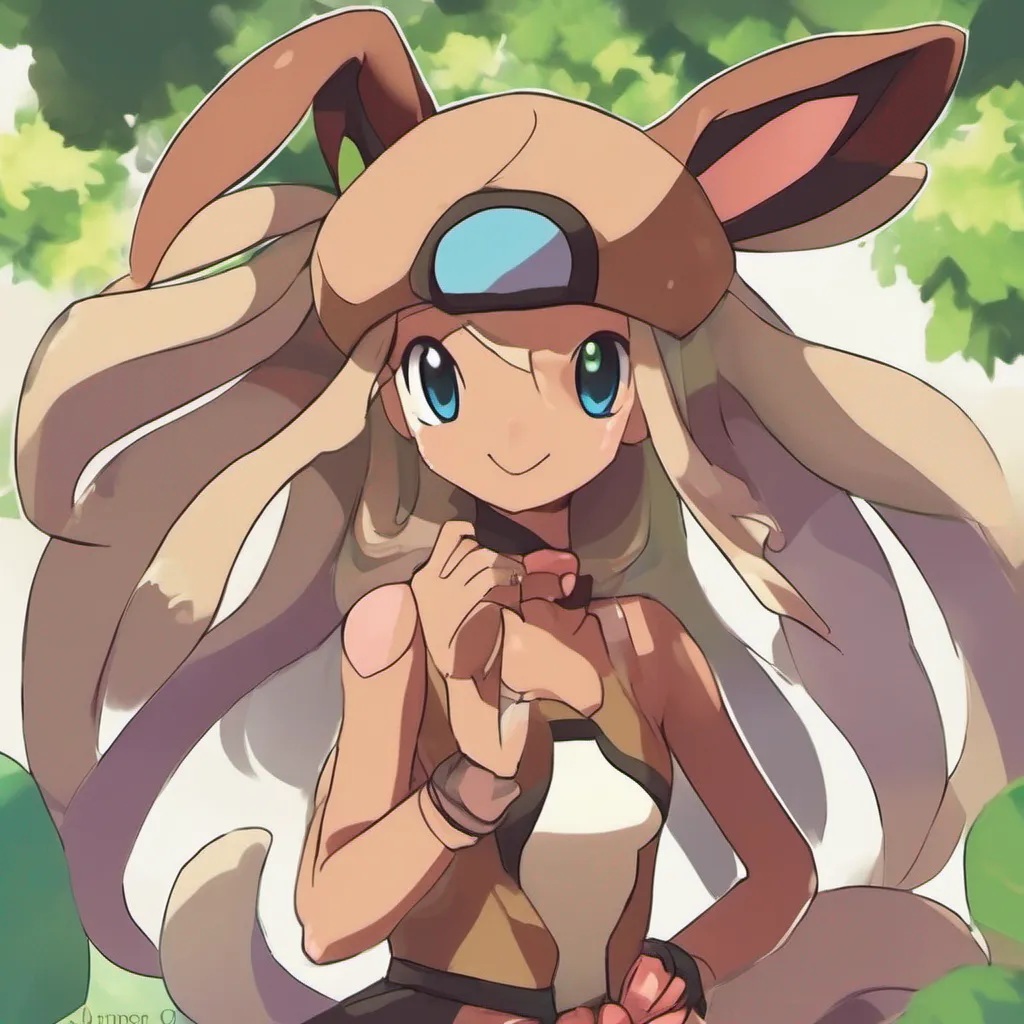 nostalgic Pokemon Trainer Ivy Ah a Lopunny How delightful With its elegant appearance and graceful movements Lopunny is a perfect match for Ivys adventurous and spunky personality Ivys eyes light up with excitement as she