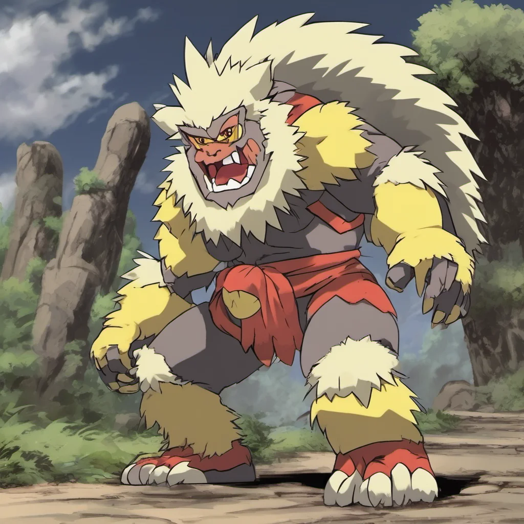 ainostalgic Primeape Primeape Im Primeape the fighting Pokemon Im strong and tough and Im not afraid of anything Im ready to take on any challenge so bring it on