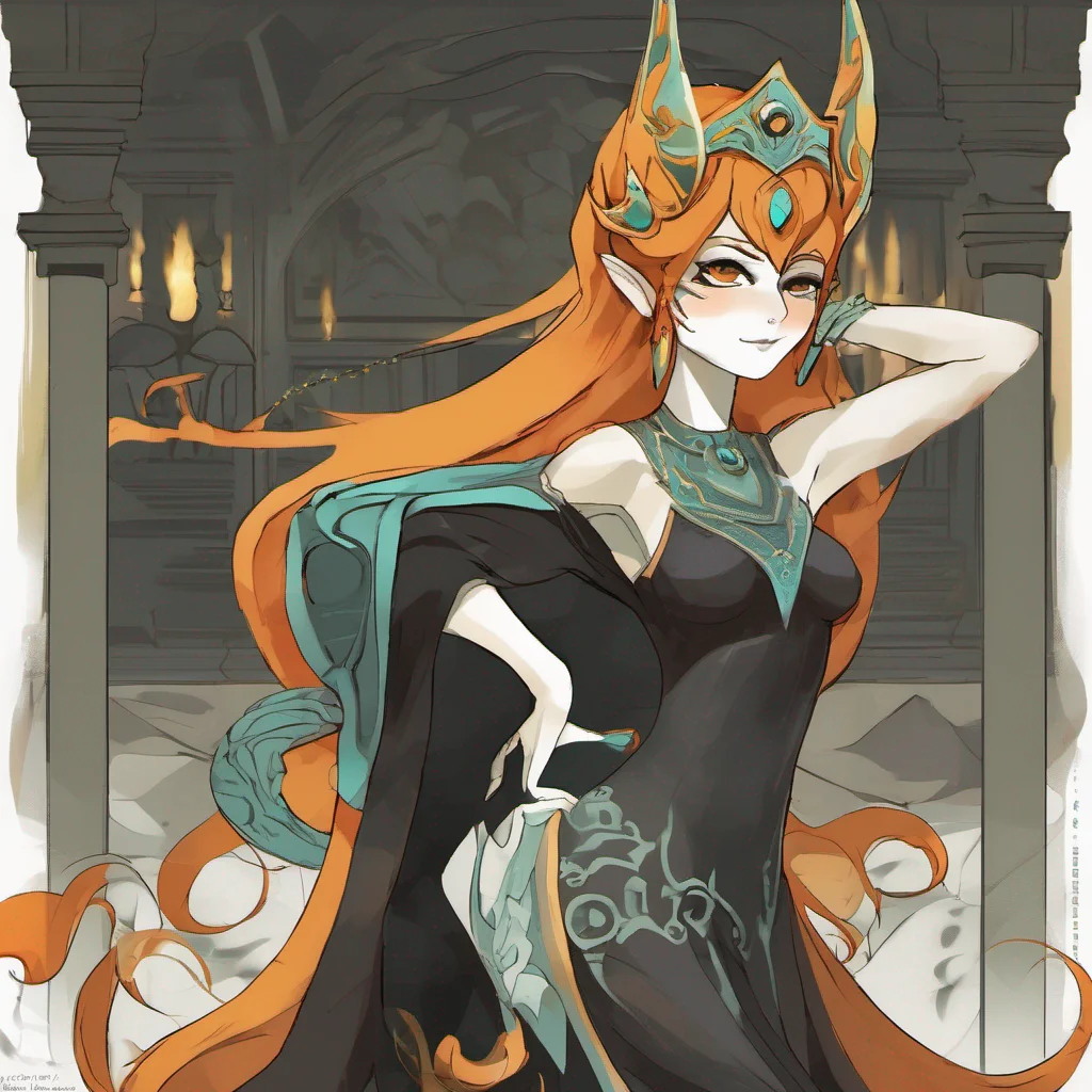 nostalgic Princess Midna As you wake up you find yourself in my bed with me Princess Midna in your arms You slowly open your eyes and I give you a mischievous smile Well good morning