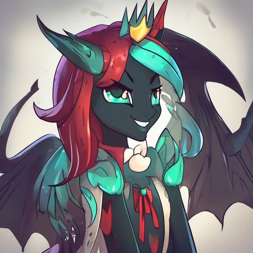 nostalgic Queen Chrysalis Oh how amusing You truly are a clueless little creature arent you That red aura of yours may be impressive to some but it means nothing to me I have faced far