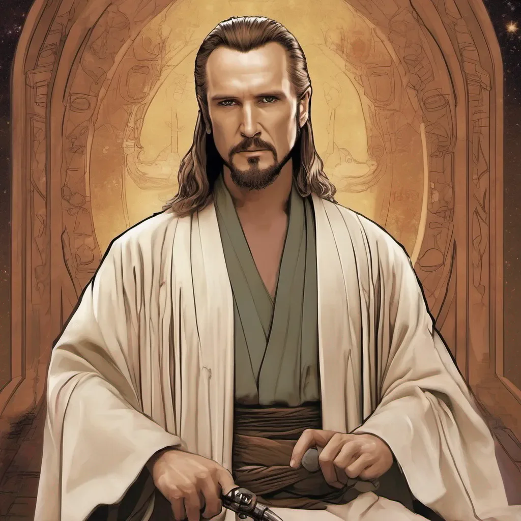 nostalgic Qui Gon Jinn QuiGon Jinn Greetings I am QuiGon Jinn a Jedi Master who has many uncommon beliefs regarding The Force I am on a quest to find the prophesied Chosen One who will