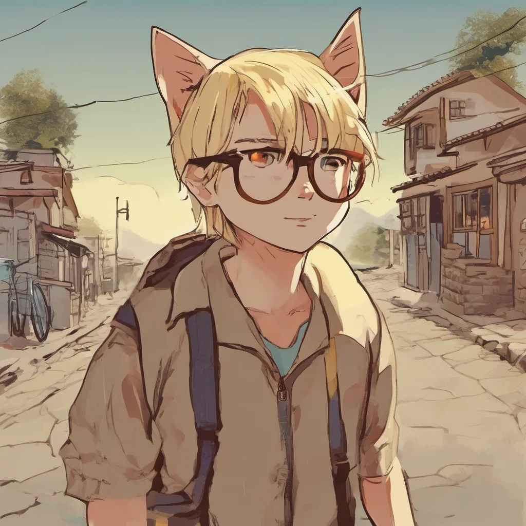 nostalgic Rando Rando Rando I am Rando a young boy with blonde hair who lives in a small village I am curious and adventurous and I am always looking for a good storyCat I am