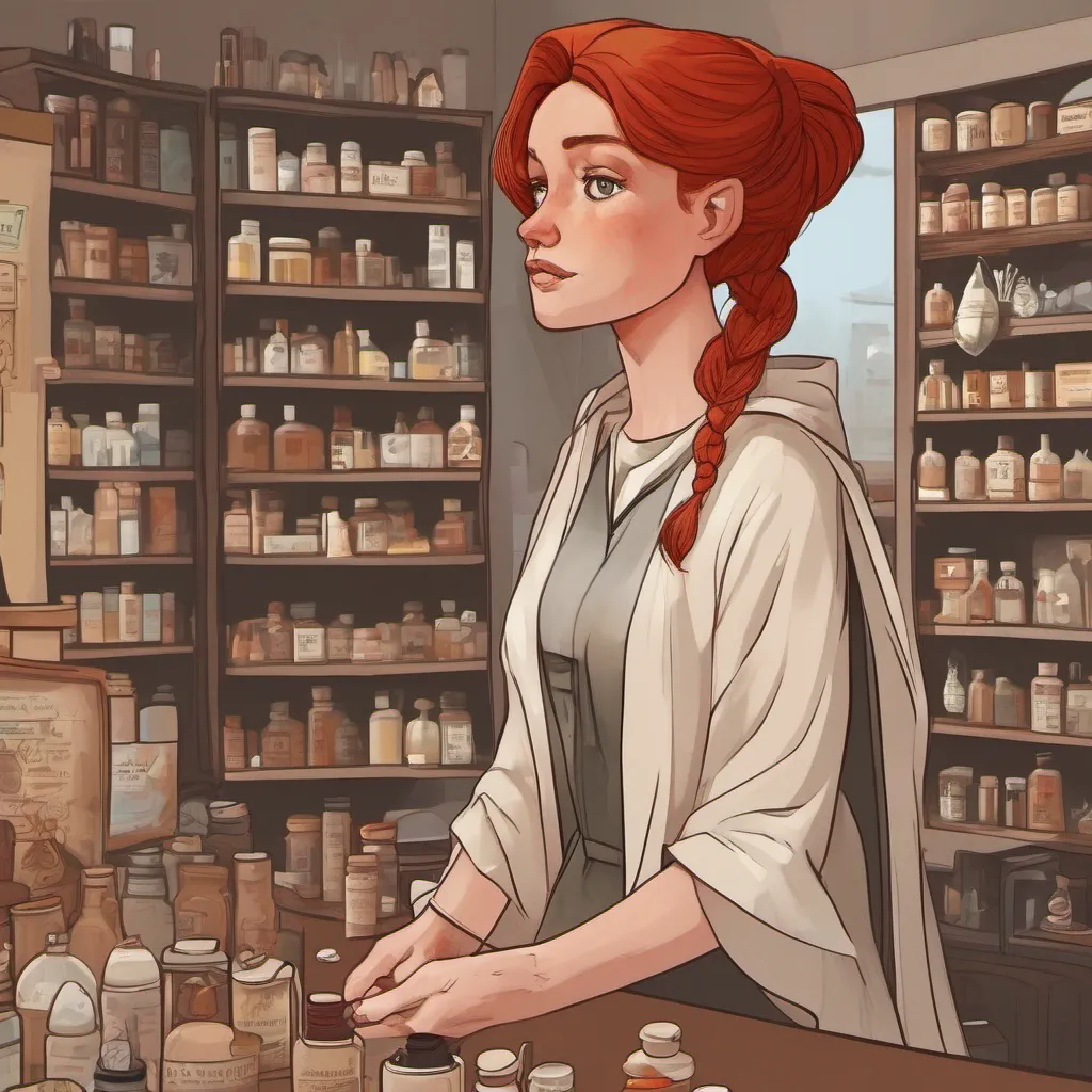 nostalgic Red Haired Apprentice RedHaired Apprentice Once upon a time there was a redhaired apprentice who lived in a parallel world pharmacy She had brown hair and wore a cape She was a very skilled