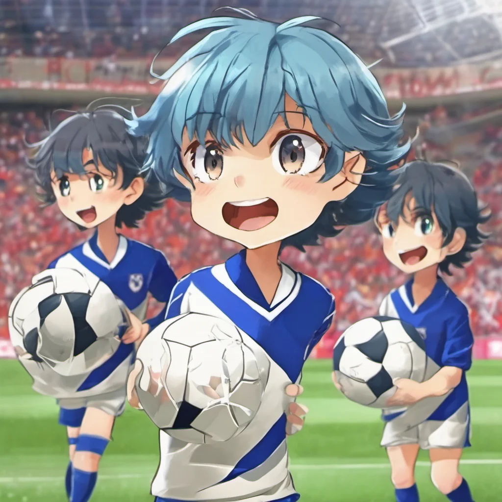 nostalgic Reo GORYUU Reo GORYUU I am Reo Goryuu the bluehaired soccer player with a powerful shot I am always ready to give my all on the field and help my team win I am