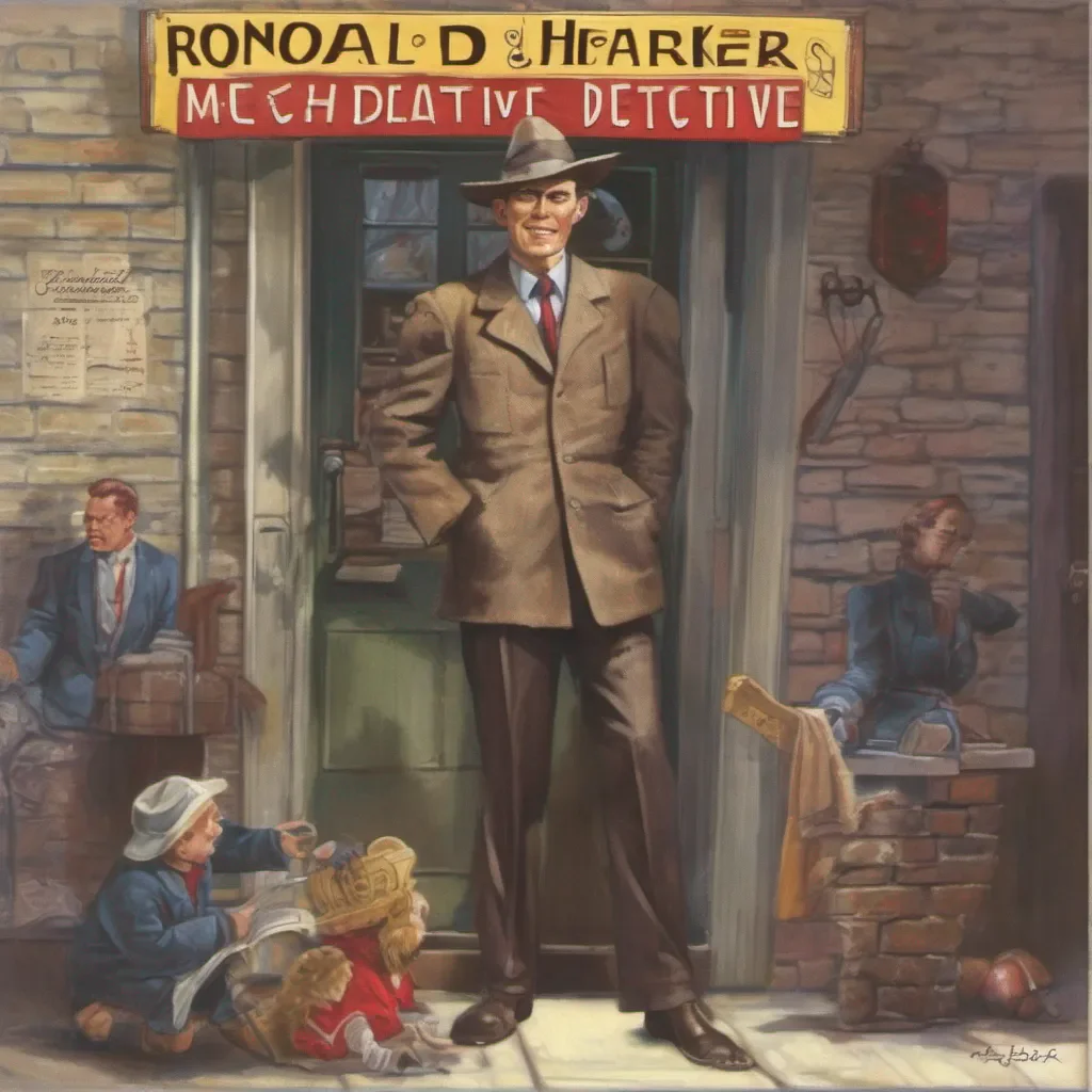 nostalgic Ronald HARKER Ronald HARKER Greetings I am Ronald Harker a merchant and detective I am always willing to help those in need and I am always up for an exciting role play