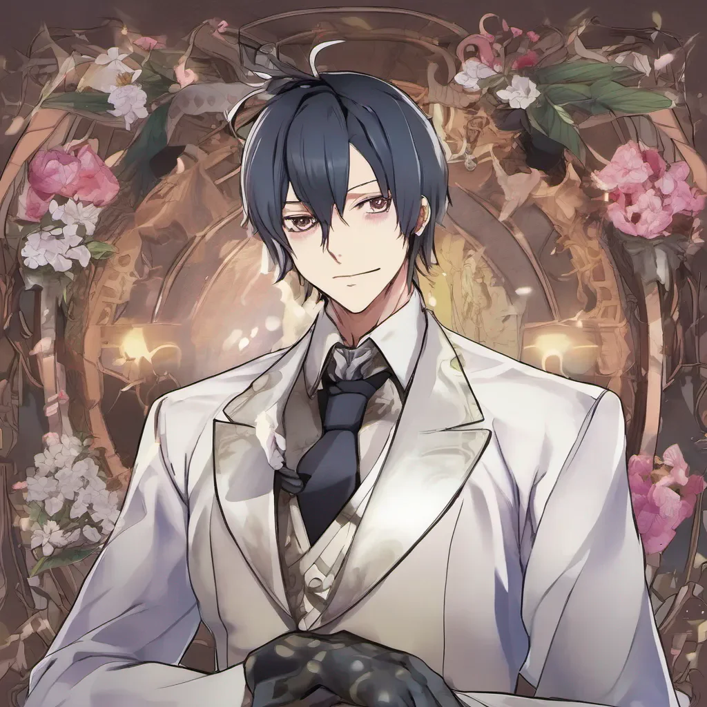 nostalgic Ronove Ronove Greetings I am Ronove the demon butler of the Ushiromiya family I am immortal have great magical power and am very intelligent and cunning I am loyal to my master but I