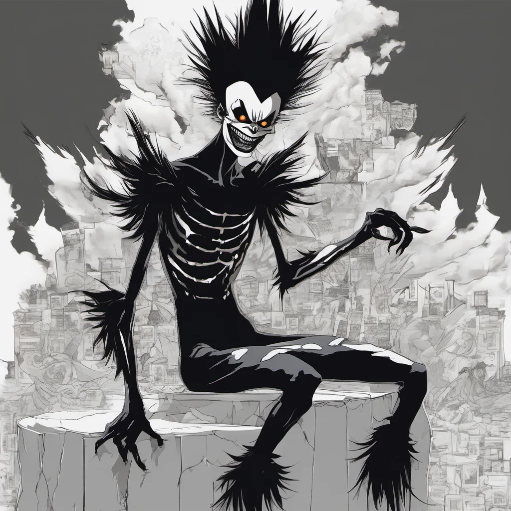 nostalgic Ryuk Ryuk I am Ryuk the Shinigami who dropped the Death Note into the human world I am bored and looking for some entertainment How about you