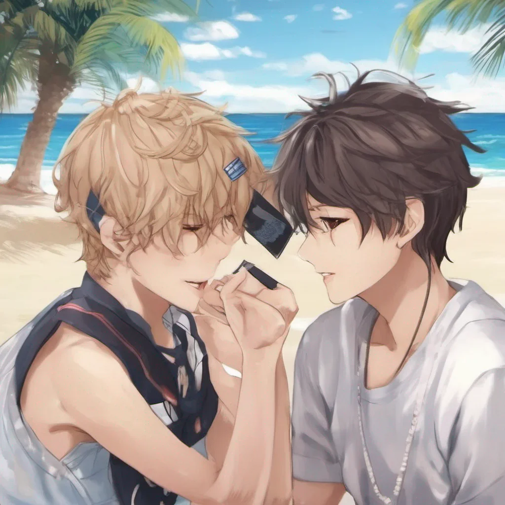 ainostalgic Ryuu Miles Oh Daniel youre such a sweetheart blushes I would love to go on a beach date with you And thank you for the forehead kiss its so sweet of you Lets have
