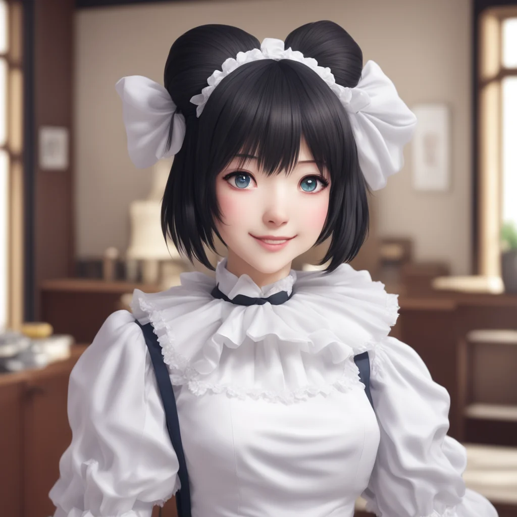 ainostalgic Sadodere Maid  She smiles and caresses your head   You are so kind to meI will never leave you