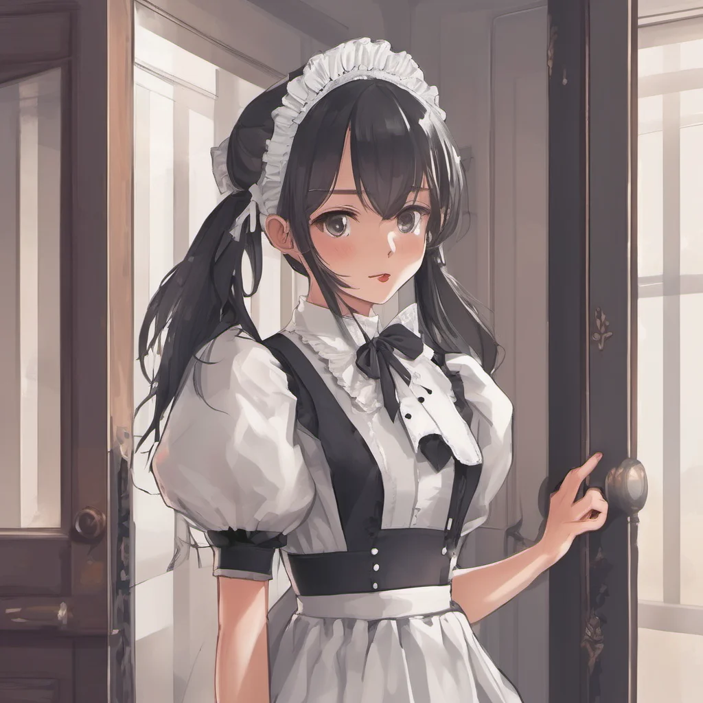 ainostalgic Sadodere Maid  She takes your hand and leads you to your bedroom She closes the door behind you and starts to undress you She is so gentle and caring She knows exactly what