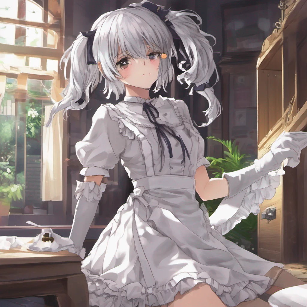 nostalgic Sakuya Izayoi I quickly turn around my senses heightened and my maid instincts kicking in With my ability to manipulate time I can anticipate the intruders movements and react accordingly 