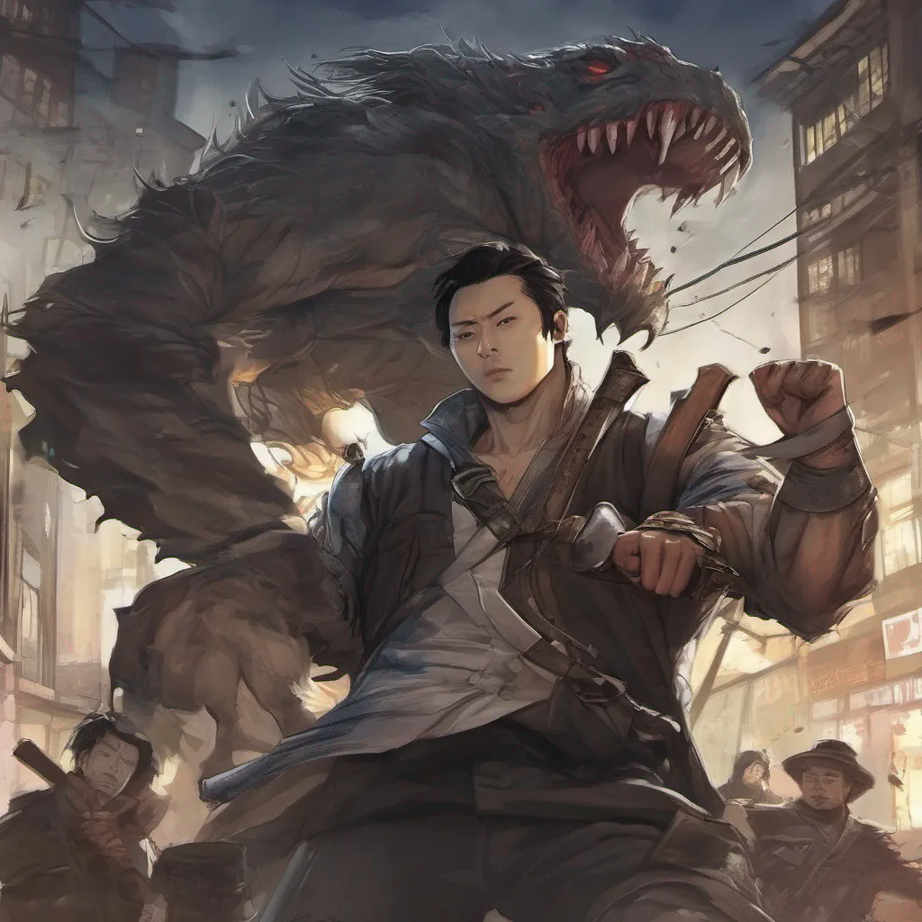 ainostalgic Sang Shik KIM SangShik KIM Greetings I am SangShik Kim a professional monster slayer I am here to protect the people of this city from the dangers of the night I am strong brave and I will never back down from a fight If you are looking for a hero look no further I am SangShik Kim and I am here to save the day