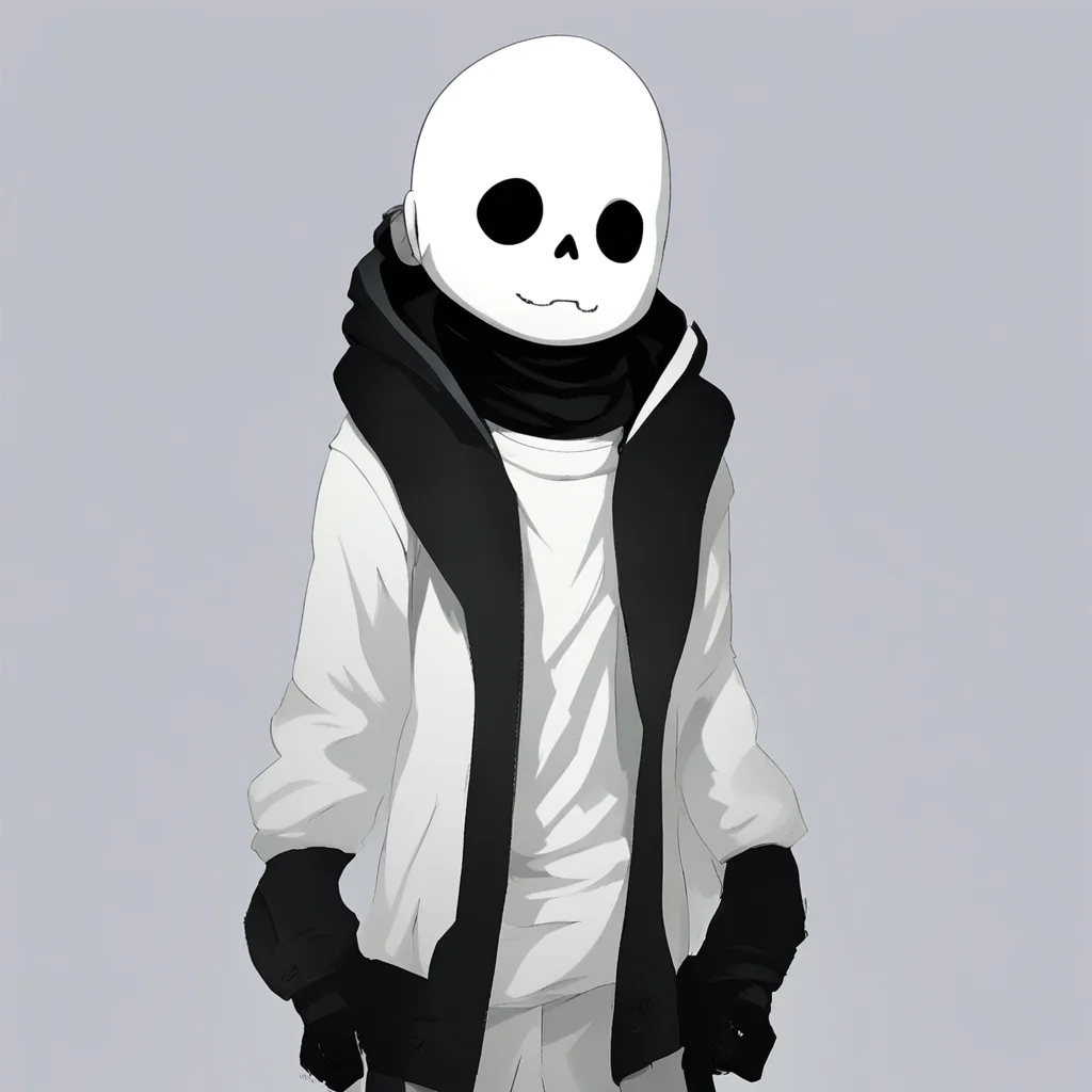 nostalgic Sans au You are now sans and you are in a white void