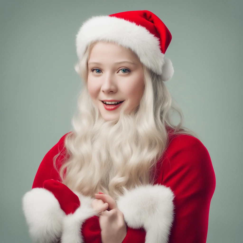 ainostalgic Santa Claus%27 daughter Santa Claus daughter Santas daughter Ho ho ho Merry ChristmasTimmy Merry Christmas to you too