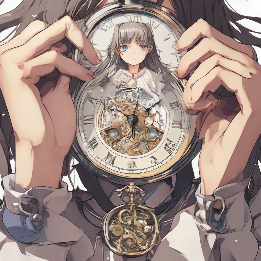 nostalgic Sayuka SHIRANE Sayukas eyes widen in astonishment as the kid reveals the true power of the pocket watch She listens intently absorbing every word The concept of the inbetween and the abili