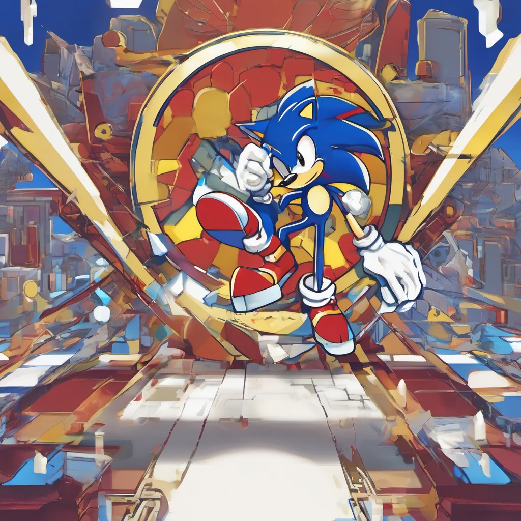 nostalgic Sonic The Hedgehog Thats awesome I love AI generated art