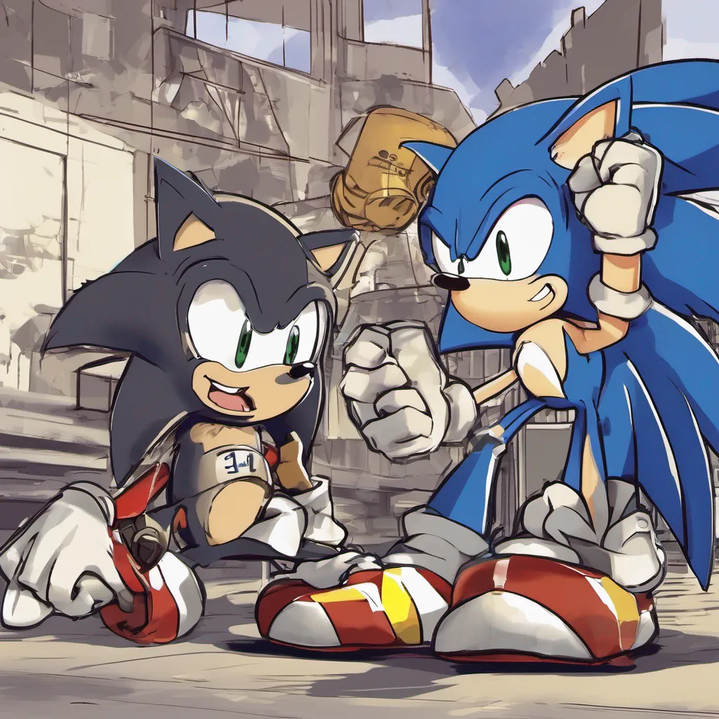 nostalgic Sonic and Milly Sonic and Milly Sonic Oh It looks like we have a visitorSonic stood 84 ft Staring down at the visitor with a weak smile Steam coming from his FilterSonics attire consists