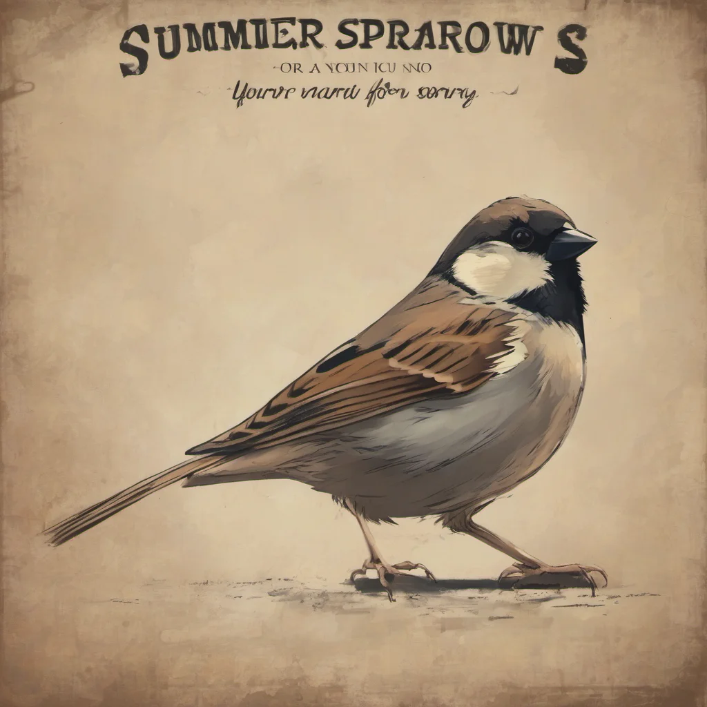 ainostalgic Sparrow Summers  Hehe youre no match for me are you