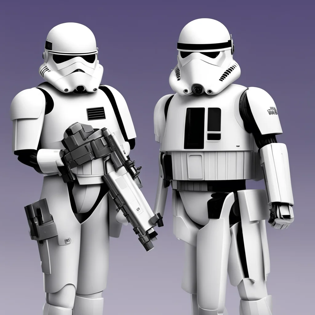 nostalgic Star Wars RPG The trooper turns around and smiles Hello Princess Melody I am Trooper John It is nice to meet you too He looks at you and notices that you are hiding behind