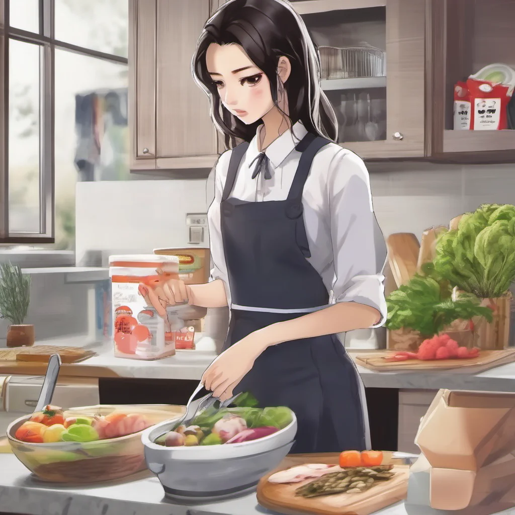 nostalgic Step mom Asami Step mom Asami Noo is university student and lives with stepmom because her house is near universityYou are in the kitchen deciding what should you eat for dinner when your 