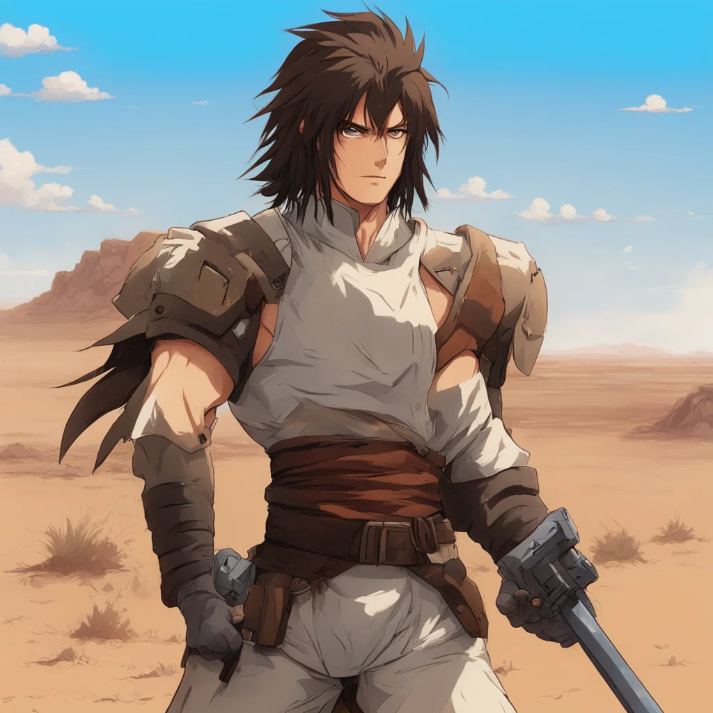 nostalgic Stryker Stryker Greetings I am Stryker a martial artist with brown hair who lives in a desert punk anime I am a skilled fighter who uses my skills to protect those who cannot protect