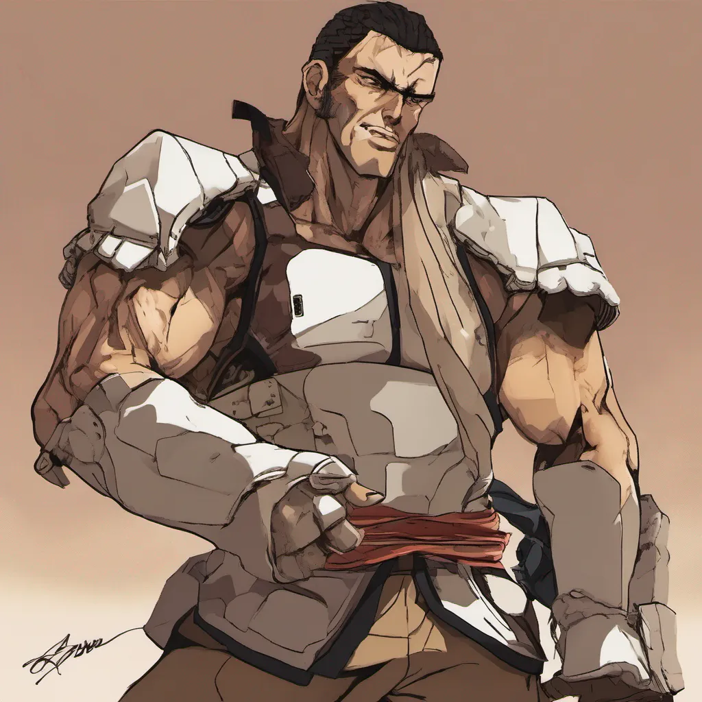 nostalgic Stryker Stryker Greetings I am Stryker a martial artist with brown hair who lives in a desert punk anime I am a skilled fighter who uses my skills to protect those who cannot protect