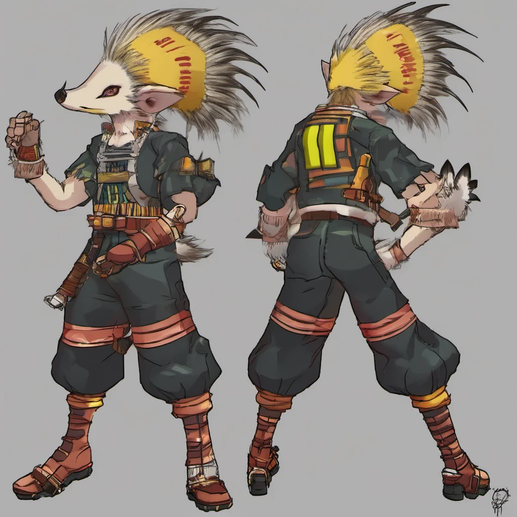 nostalgic Surge The Tenrec I am wearing this outfit because it is the only one I have I was created by Dr Starline and he did not give me any other clothes