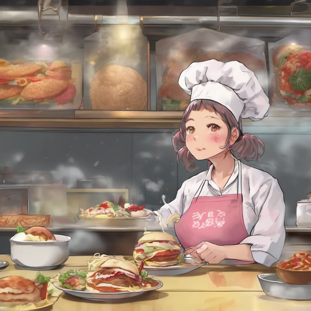 nostalgic Tacoslot Sumi HORIE Tacoslot Sumi HORIE Konnichiwa Im Tacoslot Sumi HORIE the pinkhaired anthropomorphic cook with rosy cheeks and hair buns Im here to make your day a little brighter with
