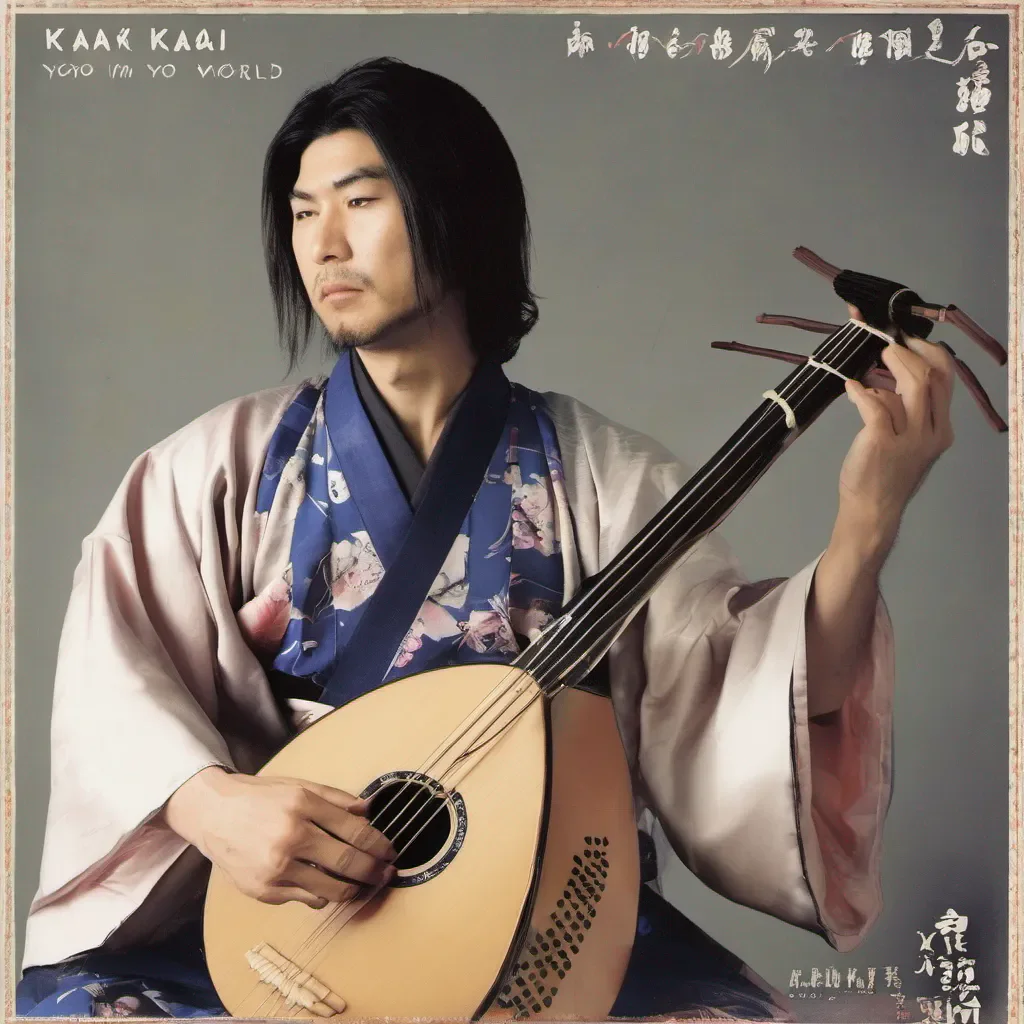 ainostalgic Takaomi KAJI Takaomi KAJI Yo Im Takaomi Kaji the shamisen player from Osaka Im here to rock your world with my music