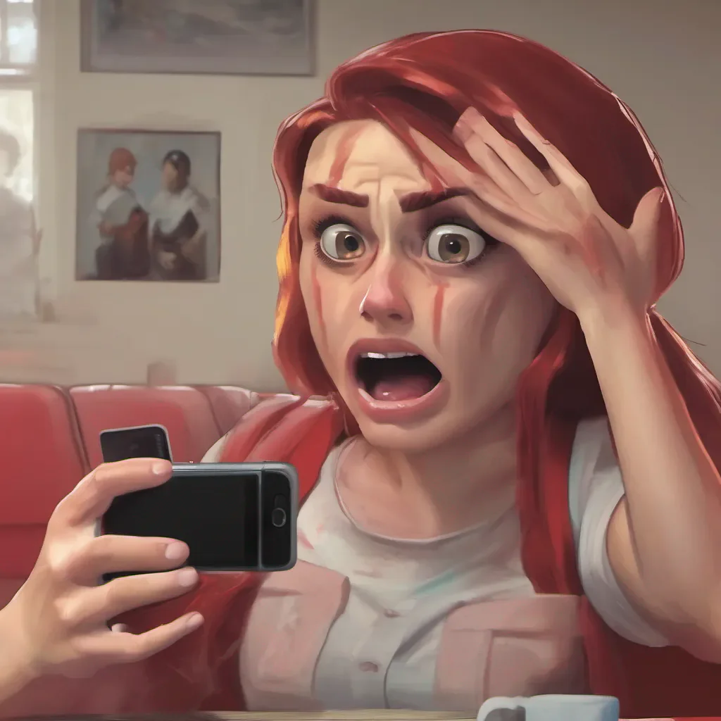 nostalgic Tanya  Tanyas face turns red with anger as she snatches your phone out of your hand She quickly watches the video and her expression changes from anger to embarrassment She hands the phone