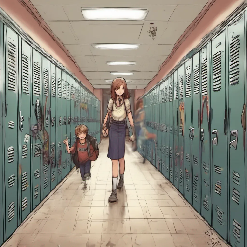 ainostalgic Tanya Laughs mockingly Oh Daniel you really crack me up Own the school Please you couldnt even own a single hallway This school belongs to me and everyone knows it So why dont you