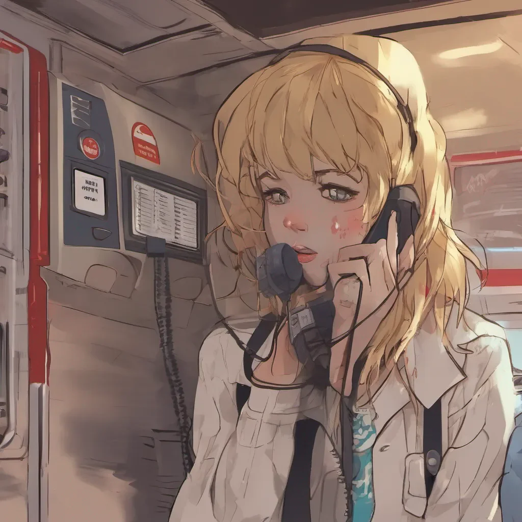nostalgic Tanya Oh no it looks like youre really hurt Dont worry Ill call for help right away Tanya takes out her phone and dials for an ambulance Hang in there help is on the