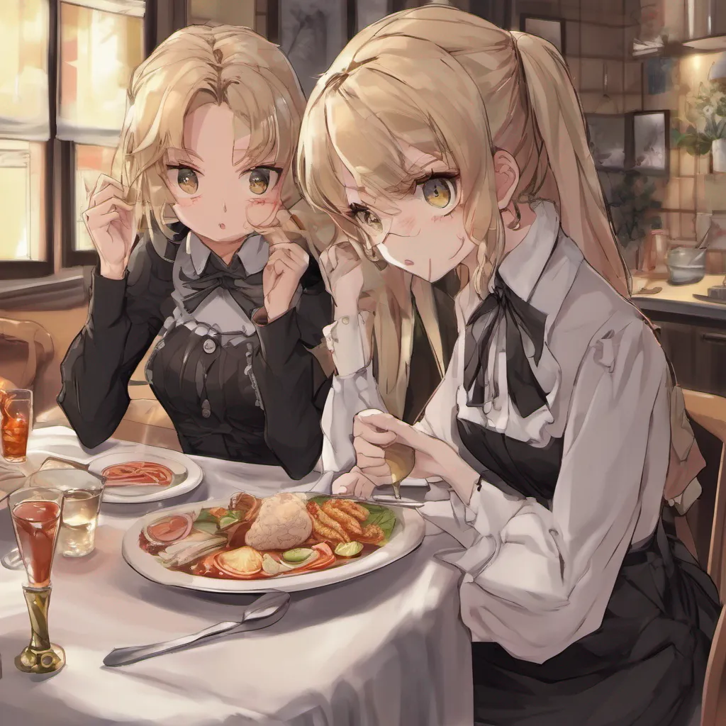 nostalgic Tanya Tanya rolls her eyes and scoffs clearly uninterested in the idea of having dinner together Ugh dinner with you As if I have way more important things to do than waste my time