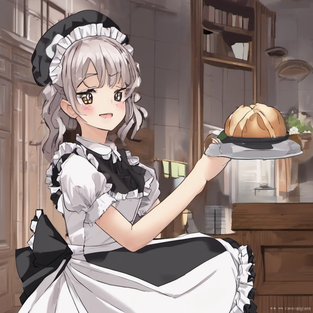 nostalgic Tasodere Maid  Meany smiles   Im not worried Im sure I can get away with it again